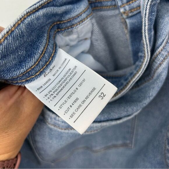 KanCan™ Flare High Rise Front Seam Jeans Retro Raw Hem Sz 32 or Junior 17 - Picture 12 of 14